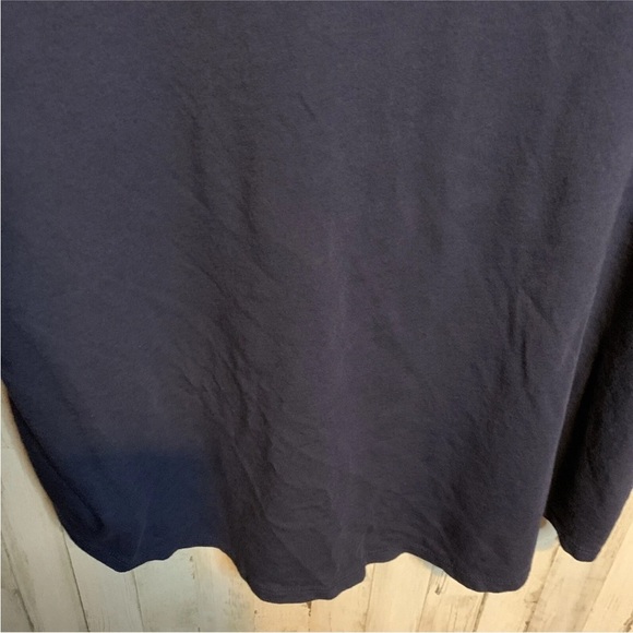 Terra & Sky Woman's Blouse T-shirt Blue Short Sleeves Top Size 2X (20W-22W) - Picture 10 of 16